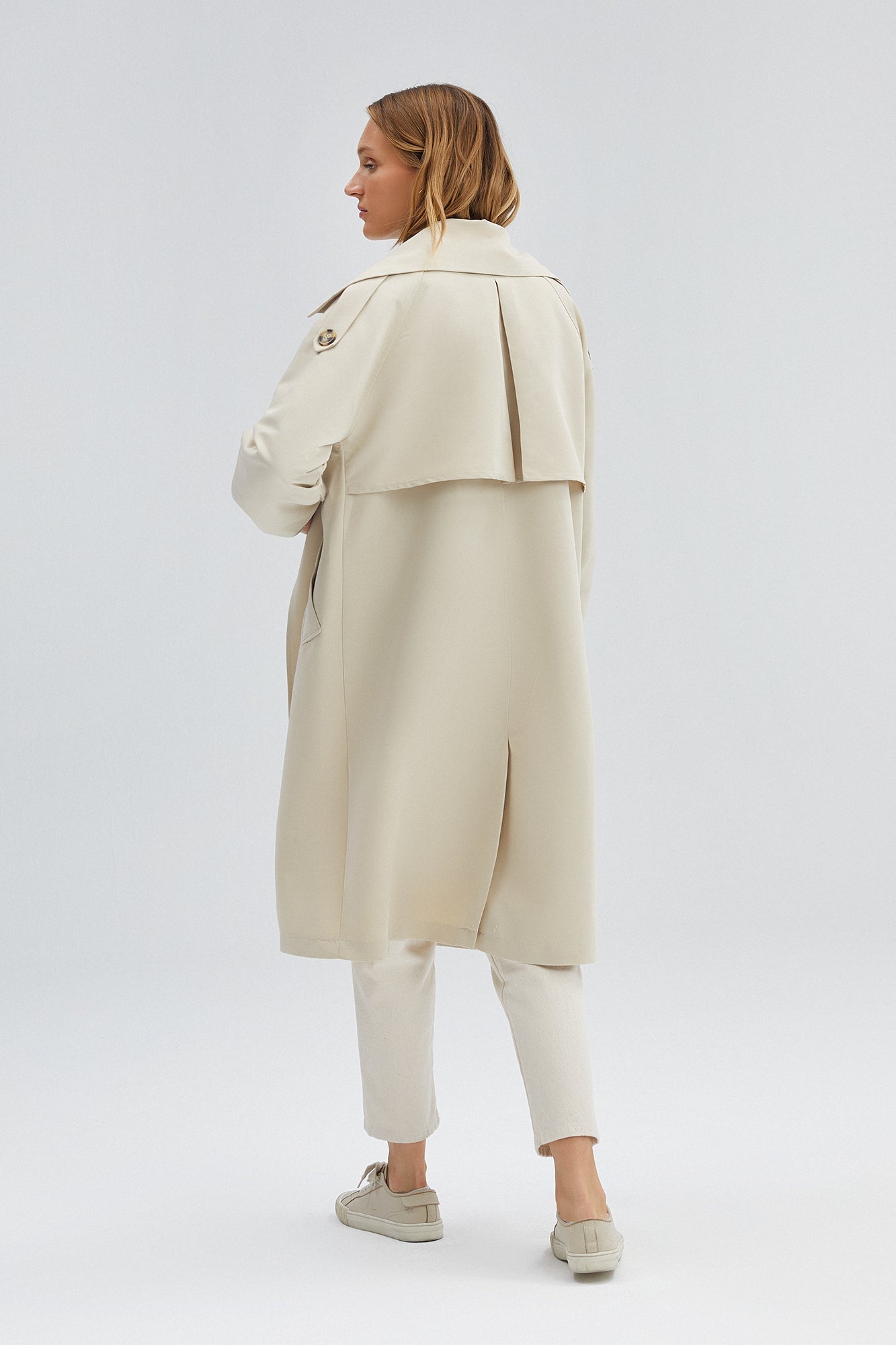 Prive Double Breasted Trench Coat