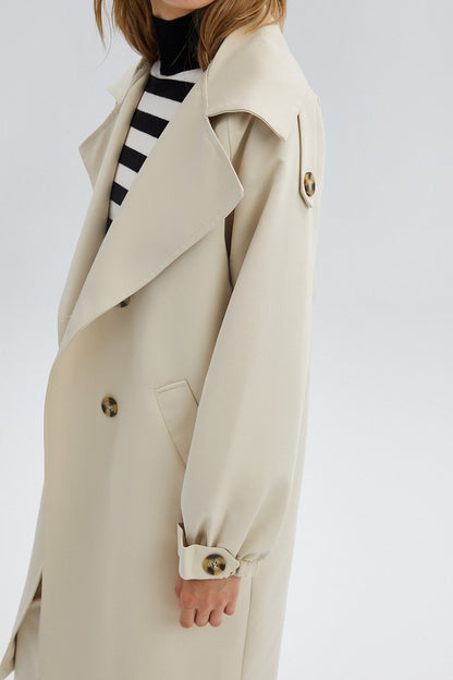 Prive Double Breasted Trench Coat