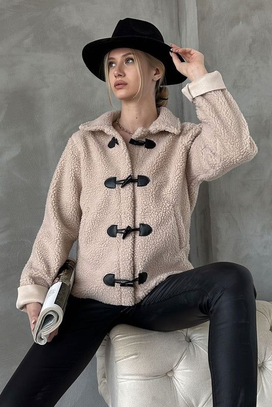 Cotton Plush Fleece - Stone