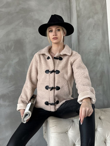 Cotton Plush Fleece - Stone