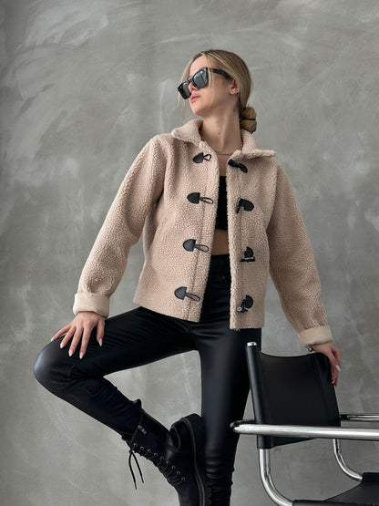 Cotton Plush Fleece - Stone