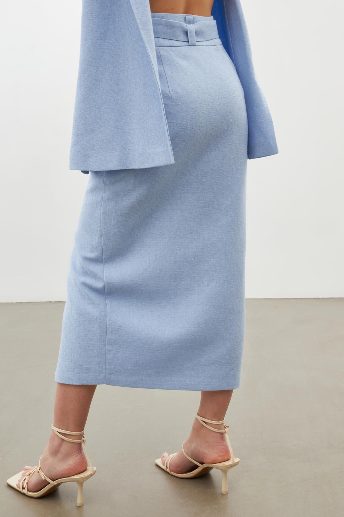 Fashionable And Elegant Skirt Baby Blue