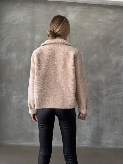 Cotton Plush Fleece - Stone