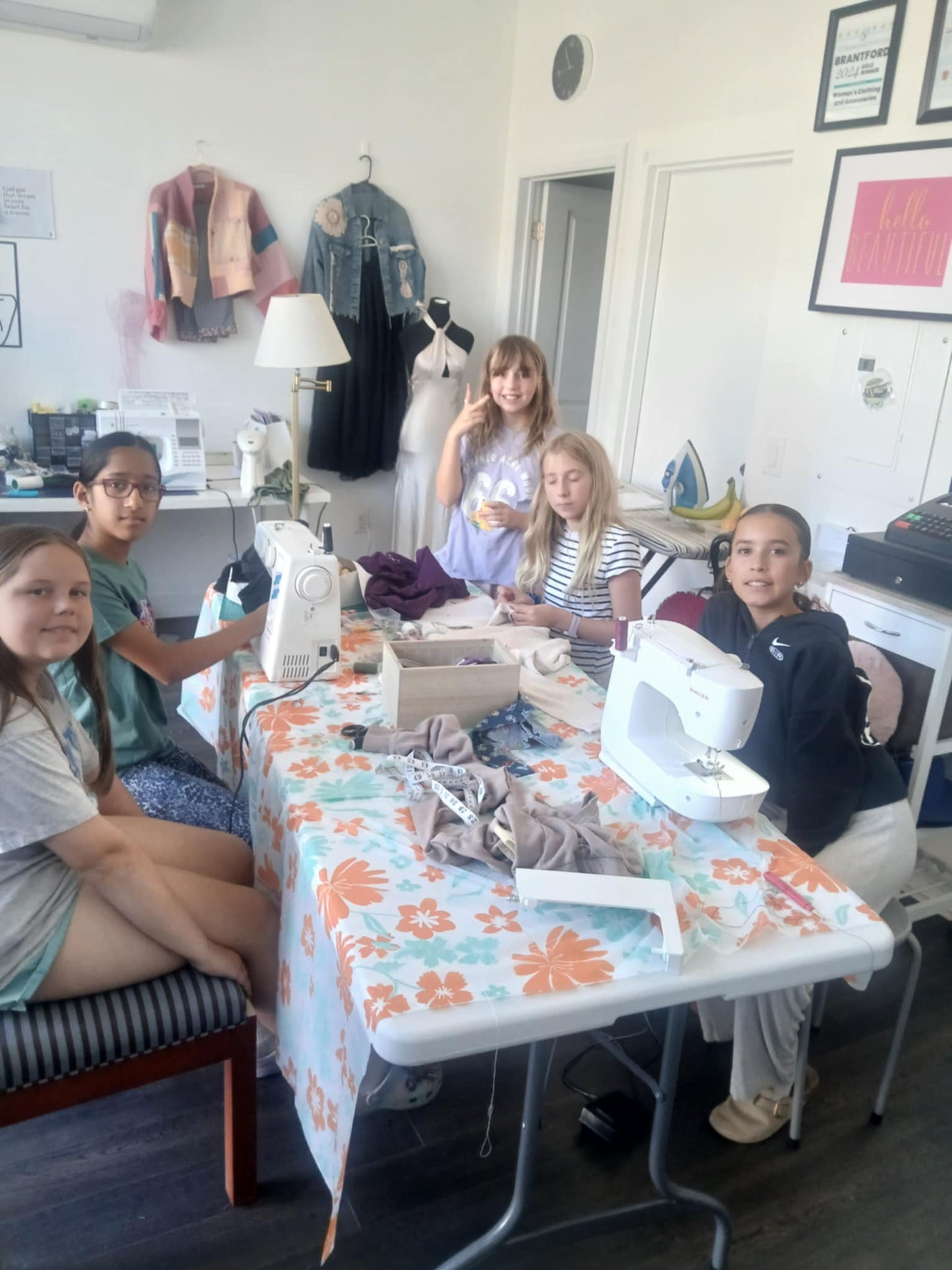 Kids sewing introduction Hamilton, August 2nd and 9th Sundays