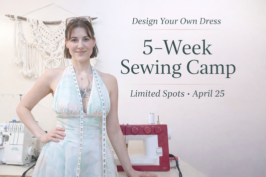 Bring your own sheet and leave with a beautiful handmade dress — plus the skills to create many more.