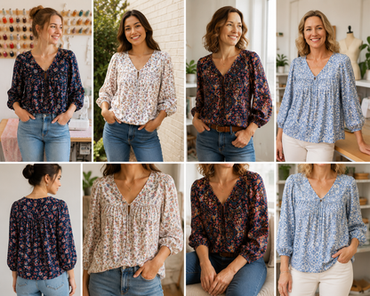 ✨ Sew Your Own Boutique Boho Blouse ✨ 4-Week Series Saturdays, August 8
