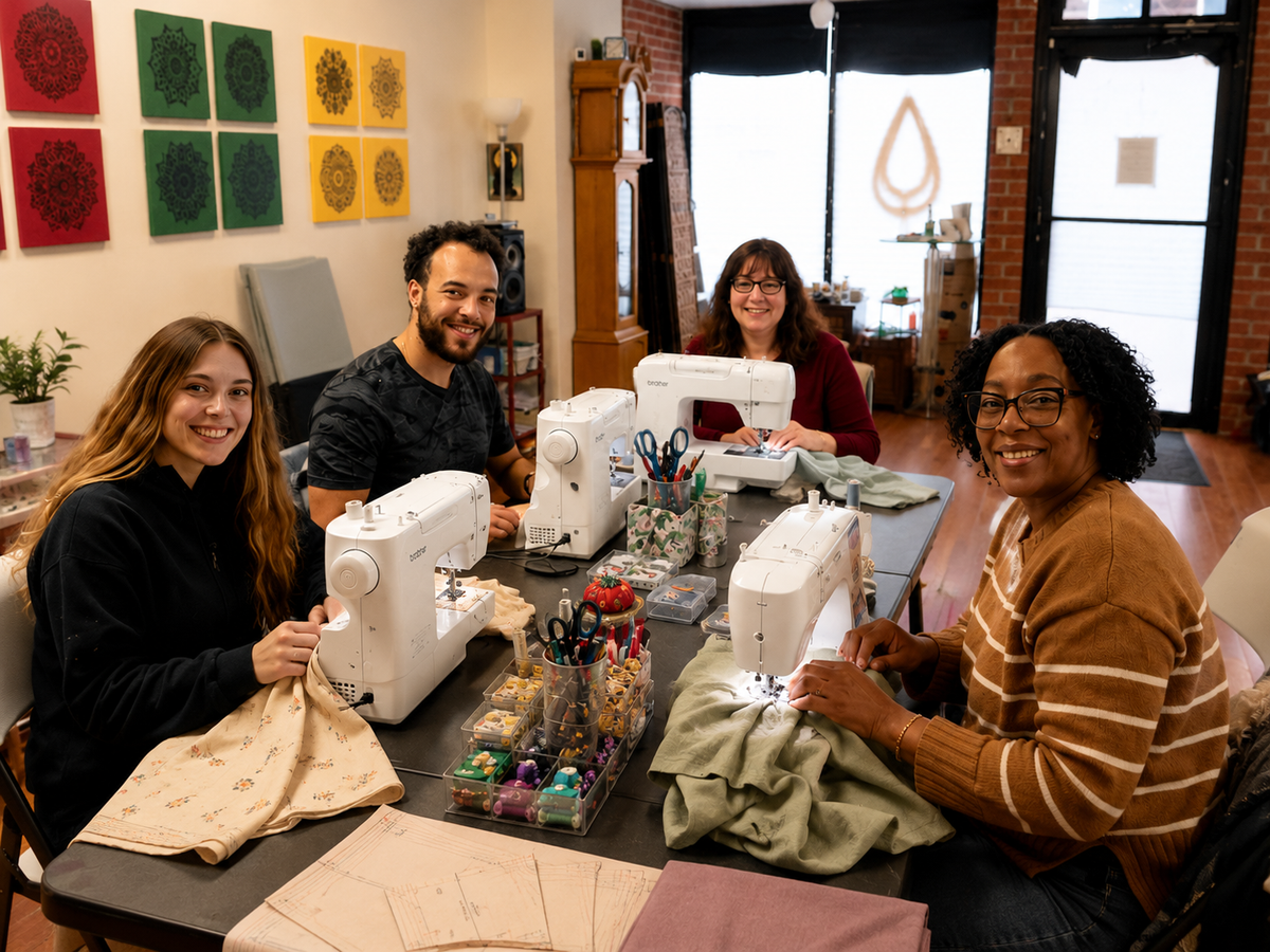 Morticia-Inspired Dress Sewing Workshop | Brantford