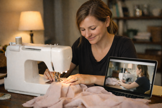 Learn to Sew from Home – Step-by-Step Online Lessons for Every Skill Level 2HOURS
