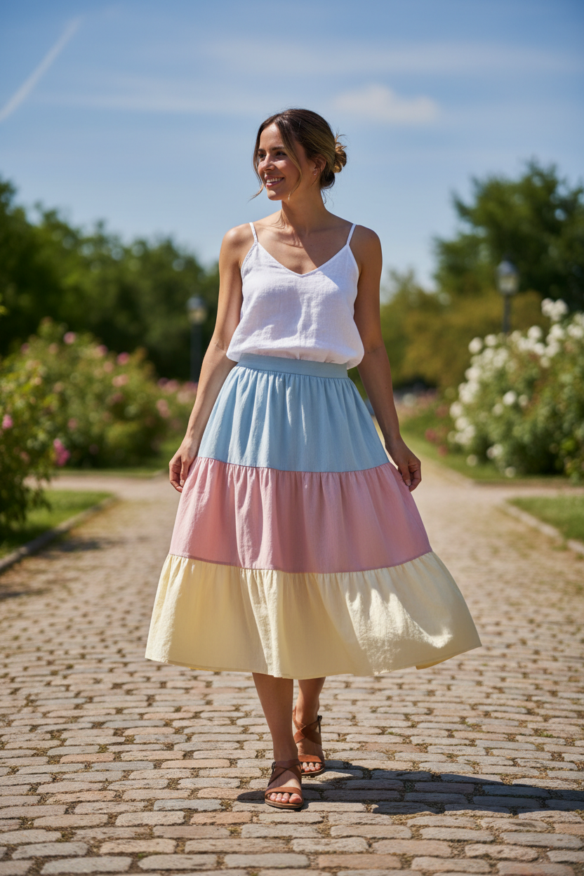 3-Layer Skirt Sewing Workshop with Kerry ✂️✨ June 14th 4:00 PM to 6PM, 2 Weeks Camp