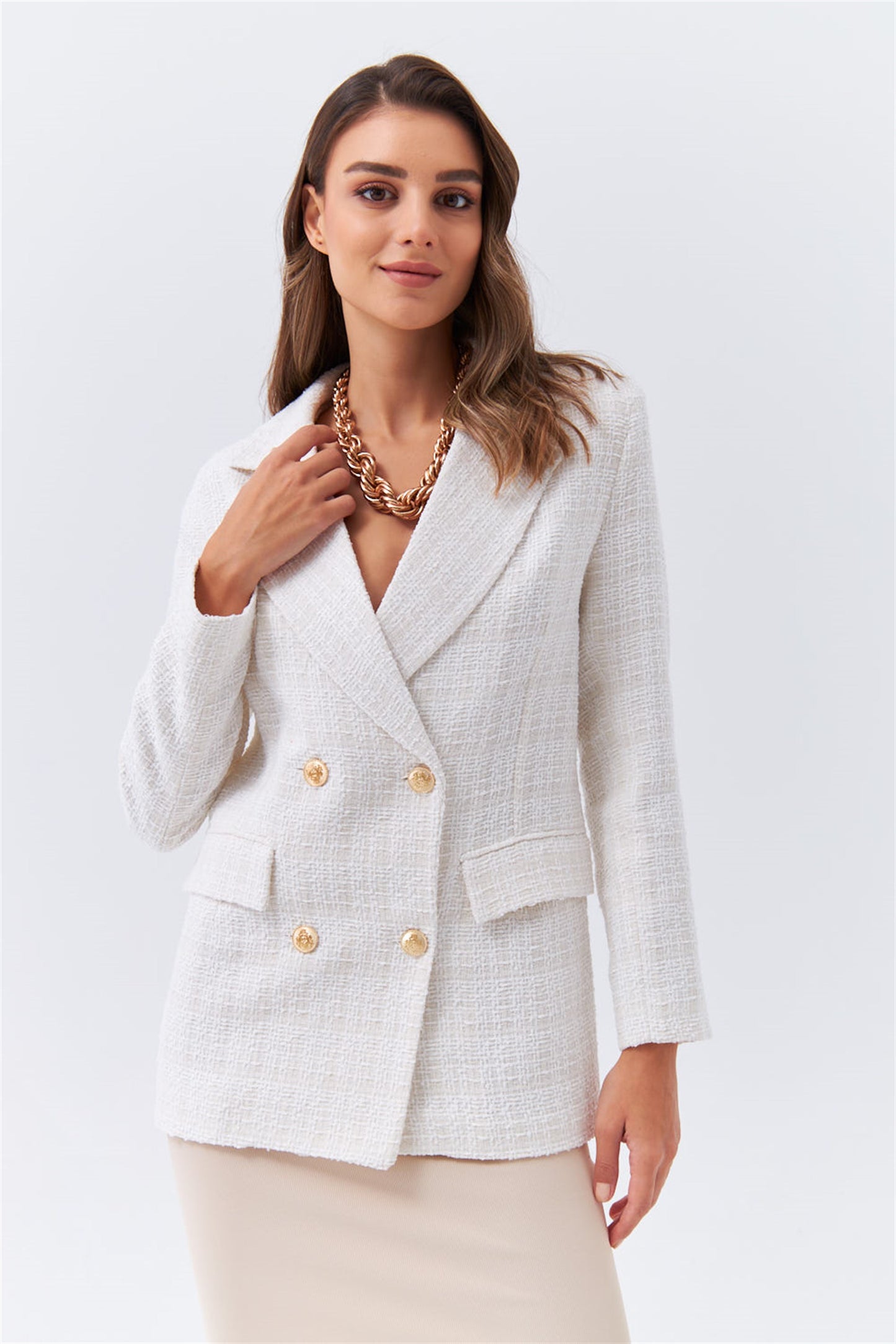 Polished White Jacket