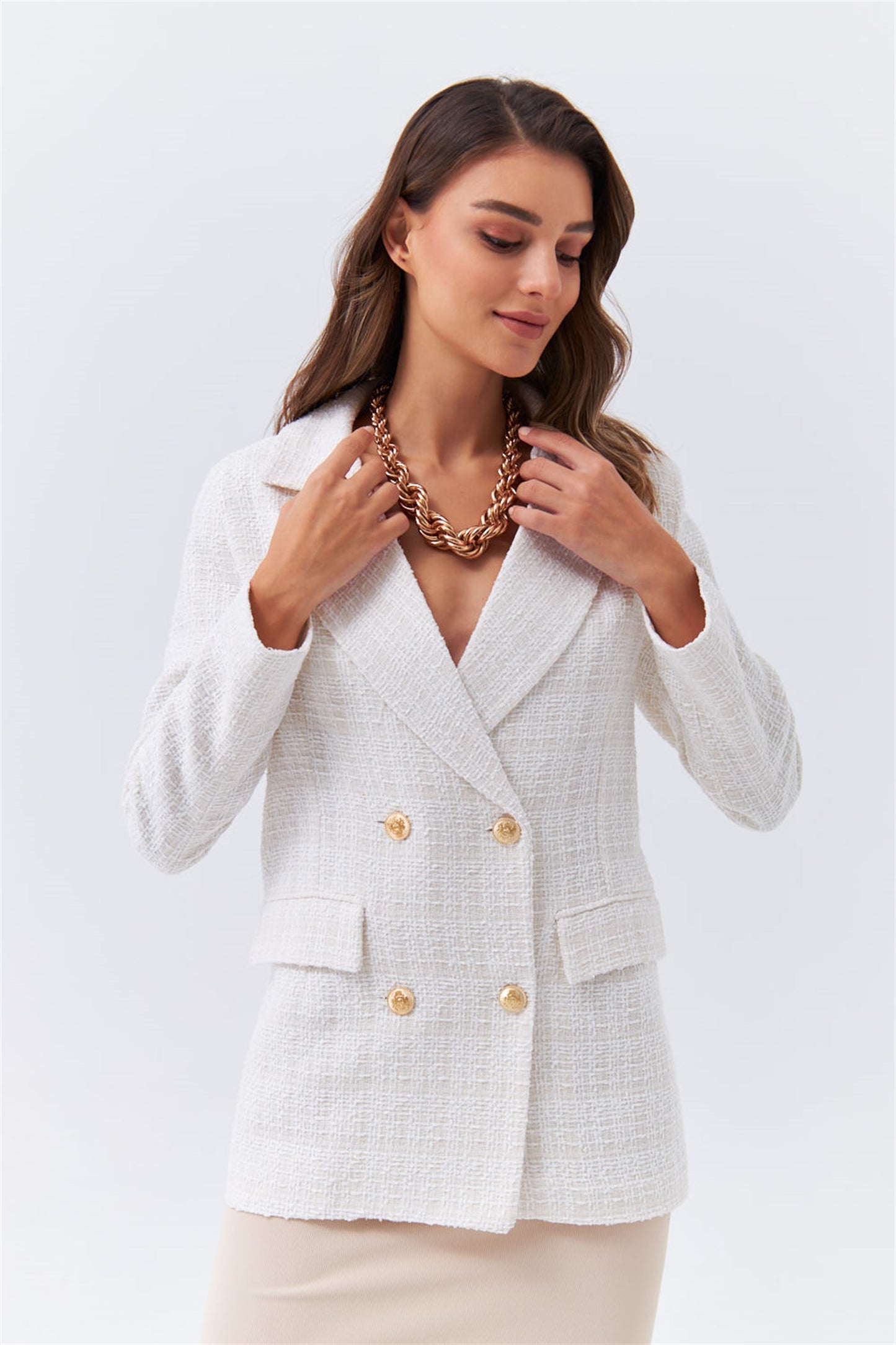 Polished White Jacket