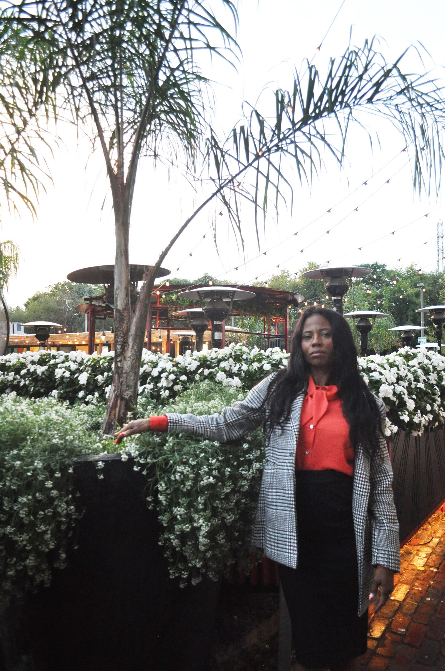 Classic Black And White Blazer